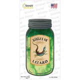 Tongue of Lizard Novelty Mason Jar Sticker Decal