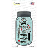 Baking Work Of Heart Novelty Mason Jar Sticker Decal