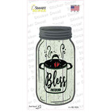 Bless Kitchen Pot Novelty Mason Jar Sticker Decal