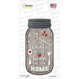 Kitchen Heart Of Home Novelty Mason Jar Sticker Decal