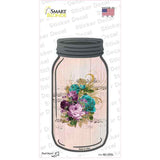 Purple And Blue Bouquet With Music Novelty Mason Jar Sticker Decal