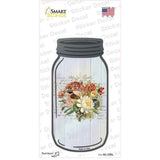 Yellow Bouquet With Notes Novelty Mason Jar Sticker Decal