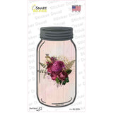 Red Bouquet With Notes Novelty Mason Jar Sticker Decal