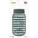 Jesus Coffee Naps Corrugated Novelty Mason Jar Sticker Decal