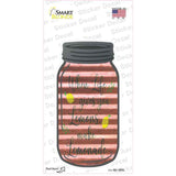Life Gives You Lemons Corrugated Pink Novelty Mason Jar Sticker Decal