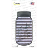 Get Naked Half Bath Corrugated Novelty Mason Jar Sticker Decal