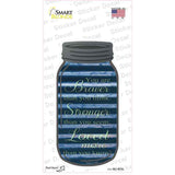 Braver Stronger Loved More Corrugated Novelty Mason Jar Sticker Decal
