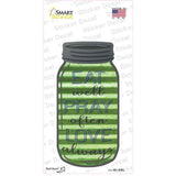 Eat Pray Love Corrugated Novelty Mason Jar Sticker Decal
