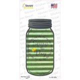 Squeeze The Day Corrugated Novelty Mason Jar Sticker Decal