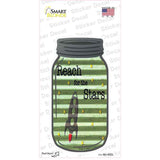 Reach for the Stars Corrugated Novelty Mason Jar Sticker Decal