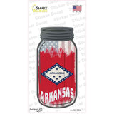 Arkansas | USA Flag Novelty Mason Jar Sticker Decal