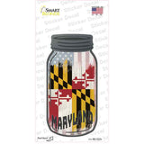 Maryland | USA Flag Novelty Mason Jar Sticker Decal