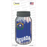 Nevada | USA Flag Novelty Mason Jar Sticker Decal