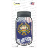 New Hampshire | USA Flag Novelty Mason Jar Sticker Decal