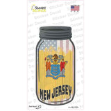 New Jersey | USA Flag Novelty Mason Jar Sticker Decal