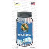 Oklahoma | USA Flag Novelty Mason Jar Sticker Decal