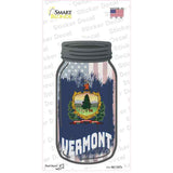 Vermont | USA Flag Novelty Mason Jar Sticker Decal