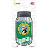 Washington | USA Flag Novelty Mason Jar Sticker Decal