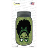 Weed Lady Novelty Mason Jar Sticker Decal