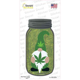 Weed Gnome Novelty Mason Jar Sticker Decal