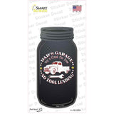 Dads Garage No Tool Lending Novelty Mason Jar Sticker Decal