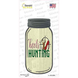 Heels and Hunting Novelty Mason Jar Sticker Decal