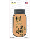 Kinda Lady Kinda Redneck Novelty Mason Jar Sticker Decal