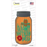Kiss My Southern Sass Novelty Mason Jar Sticker Decal