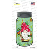 Gnome With Maracca Novelty Mason Jar Sticker Decal