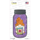 Gnome Scrapbooking Novelty Mason Jar Sticker Decal
