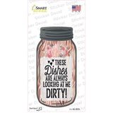 Dishes Looking At Me Dirty Novelty Mason Jar Sticker Decal