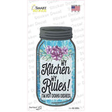 My Rules Not Doing Dishes Novelty Mason Jar Sticker Decal