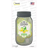 Lemons Add Vodka Novelty Mason Jar Sticker Decal