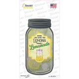 Lemons Make Lemonade Glass Novelty Mason Jar Sticker Decal