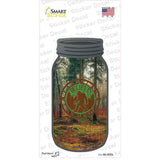 Believe Bigfoot Compass Novelty Mason Jar Sticker Decal