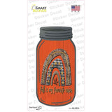 Fall My Favorite Color Novelty Mason Jar Sticker Decal