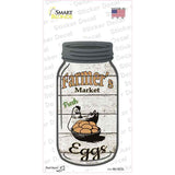 Eggs Farmers Market Novelty Mason Jar Sticker Decal