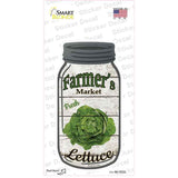Lettuce Farmers Market Novelty Mason Jar Sticker Decal
