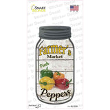 Peppers Farmers Market Novelty Mason Jar Sticker Decal