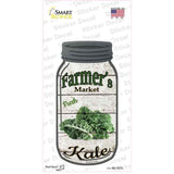Kale Farmers Market Novelty Mason Jar Sticker Decal