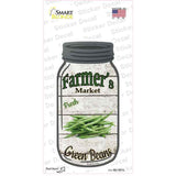 Green Beans Farmers Market Novelty Mason Jar Sticker Decal