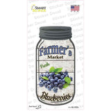 Blueberries Farmers Market Novelty Mason Jar Sticker Decal
