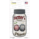 Plums Farmers Market Novelty Mason Jar Sticker Decal