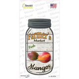 Mangos Farmers Market Novelty Mason Jar Sticker Decal