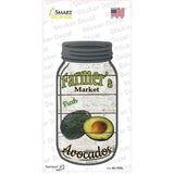 Avocados Farmers Market Novelty Mason Jar Sticker Decal