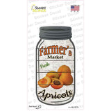 Apricots Farmers Market Novelty Mason Jar Sticker Decal