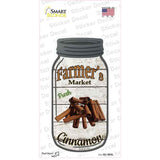 Cinnamon Farmers Market Novelty Mason Jar Sticker Decal