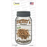 Coriander Farmers Market Novelty Mason Jar Sticker Decal