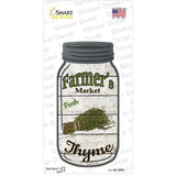 Thyme Farmers Market Novelty Mason Jar Sticker Decal