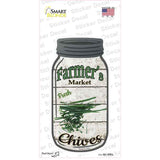 Chives Farmers Market Novelty Mason Jar Sticker Decal